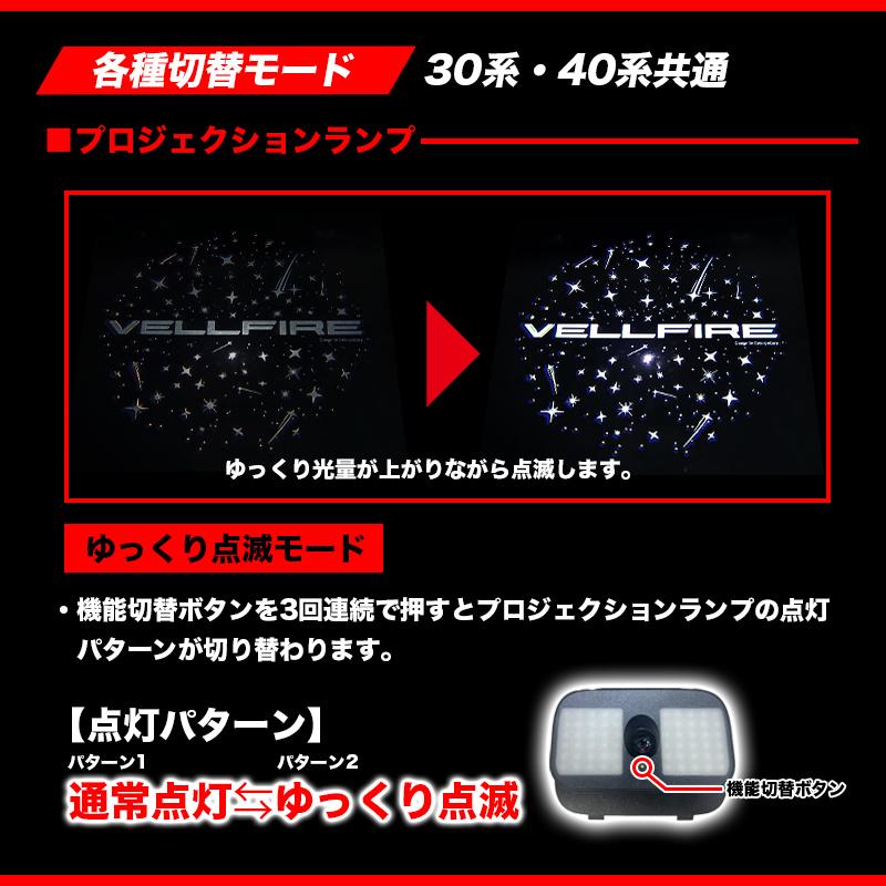 アルファード ヴェルファイア40系 30系 専用 ラゲッジドア照明ランプ