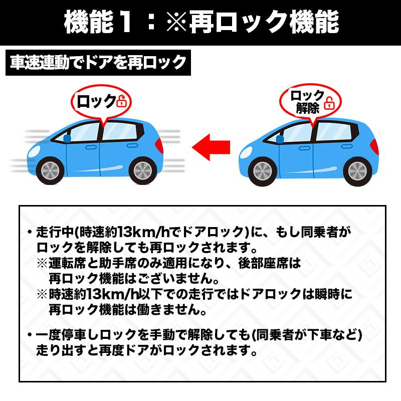 HONDA フリード 新型 2024 GT系用 車速連動オートドアロック&エンジン