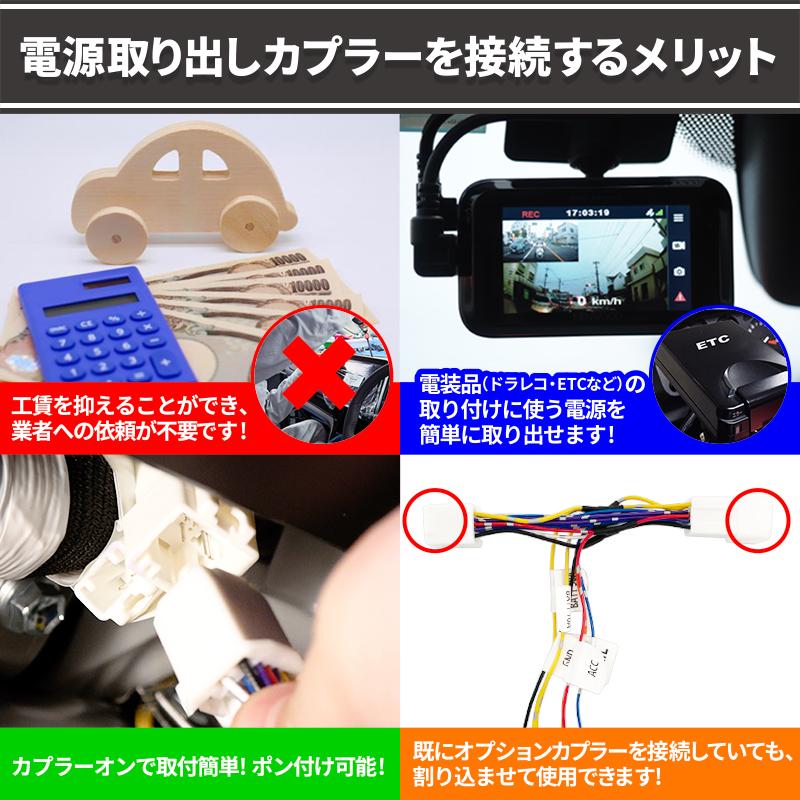トヨタ ランドクルーザー250 電源取り出しオプションカプラー 分岐型 I