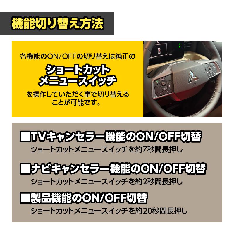 デリカミニ（R7年10月〜）5BA-BA1A・BA5A／4BA-BA2A・BA6A対応 テレビ