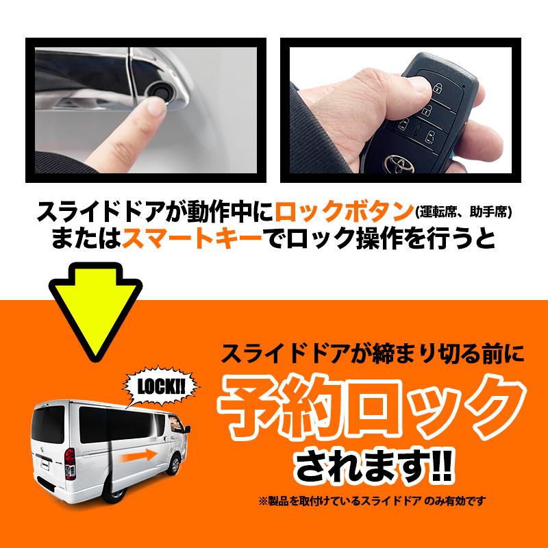 TOYOTA ハイエース バン 200系 9型 (R8年2月〜) 対応 パワースライド