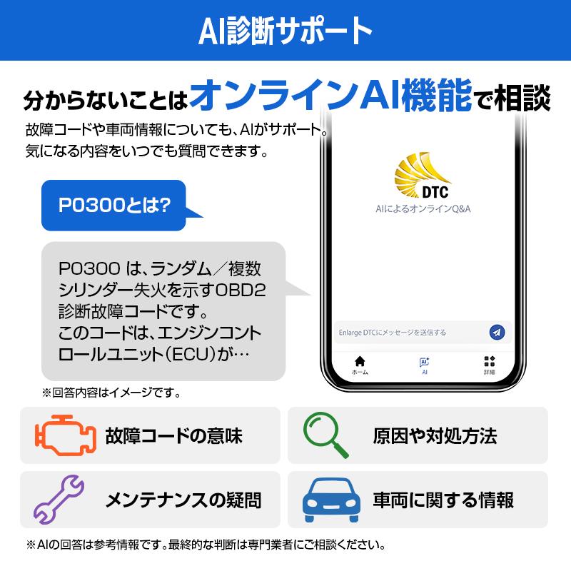 OBD AI診断機 V900 iOS Android対応 DTC確認 エラーコード消去 ライブ