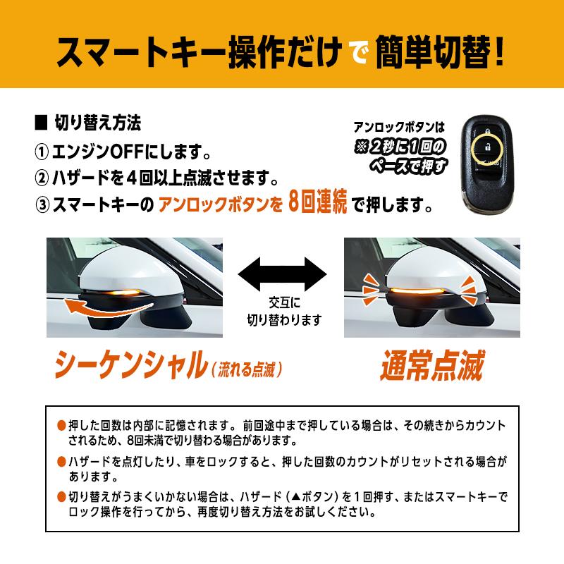 HONDA ヴェゼル RV3/4/5/6 】 対応 LEDドアミラーシーケンシャル