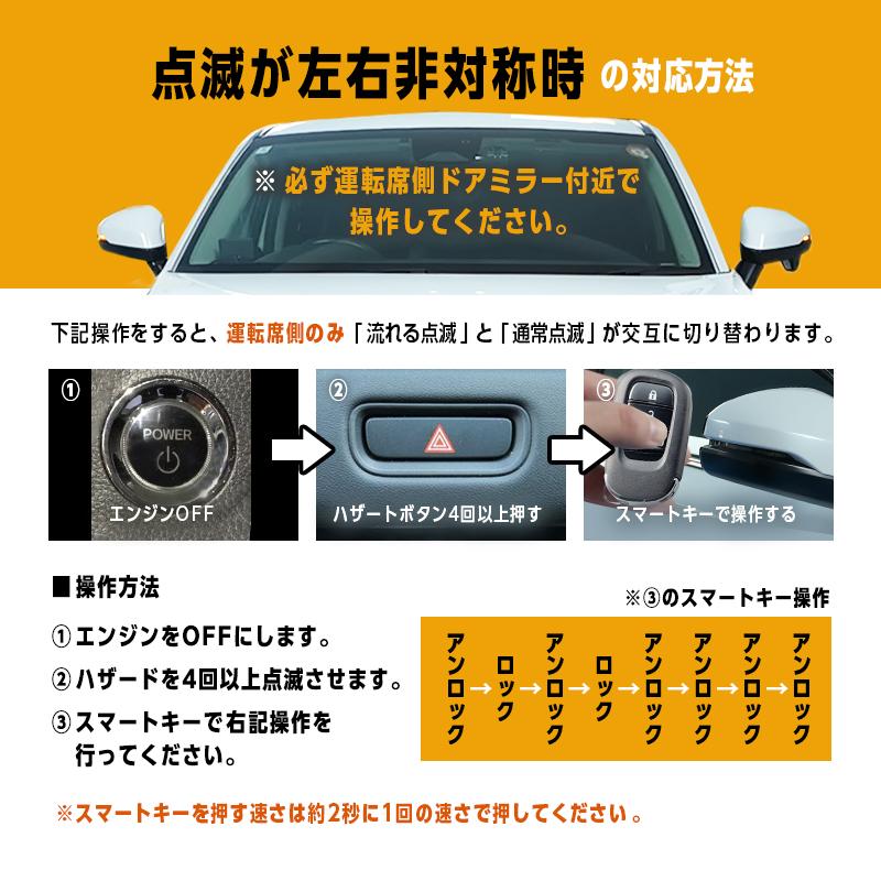 HONDA ヴェゼル RV3/4/5/6 】 対応 LEDドアミラーシーケンシャル