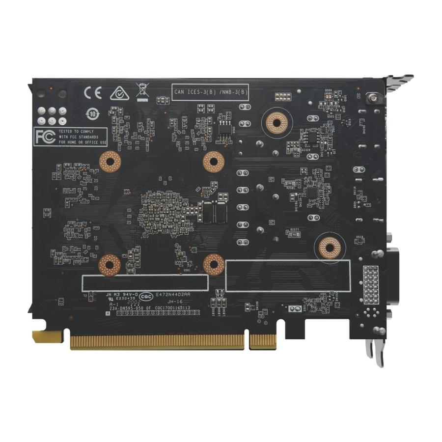 ZOTAC GAMING GeForce GTX 1630 正規代理店保証付 (vd8155) : PCパーツ