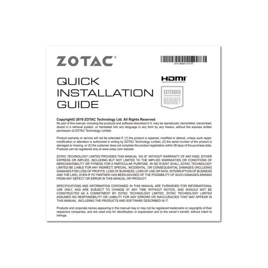 ZOTAC GAMING GeForce GTX 1630 正規代理店保証付 (vd8155) : PCパーツ