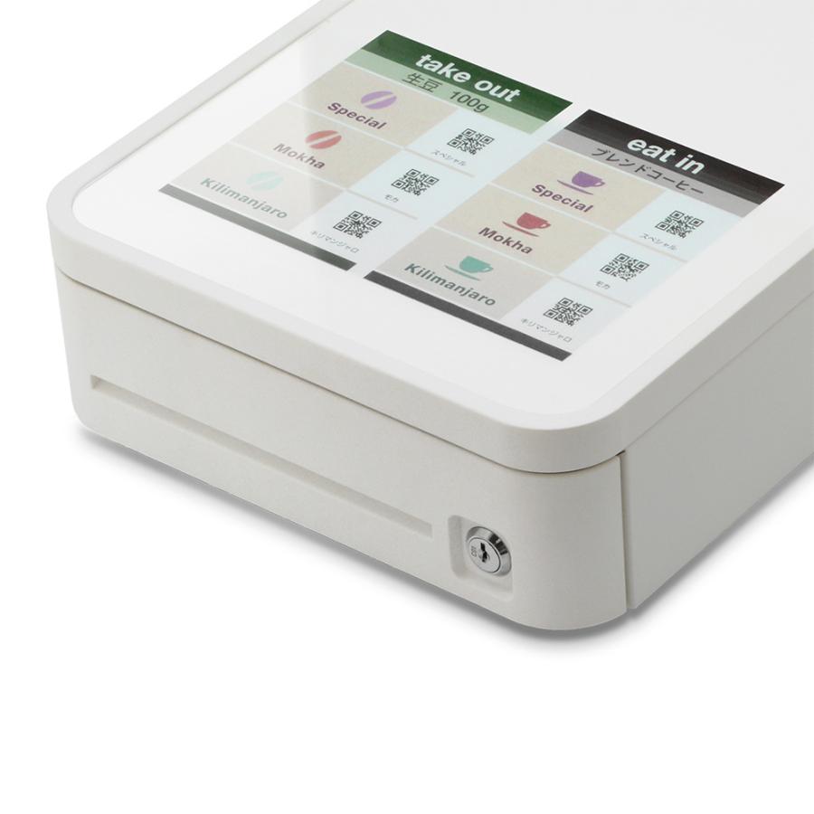 DR-W01-TS36W / DR-W01-TS36B (ホワイト/ブラック）リアレジ対応 収納スペース付きコンパクトモジュラーキャッシュドロア (3札6硬貨) シチズン・システムズ | CITIZEN | 07