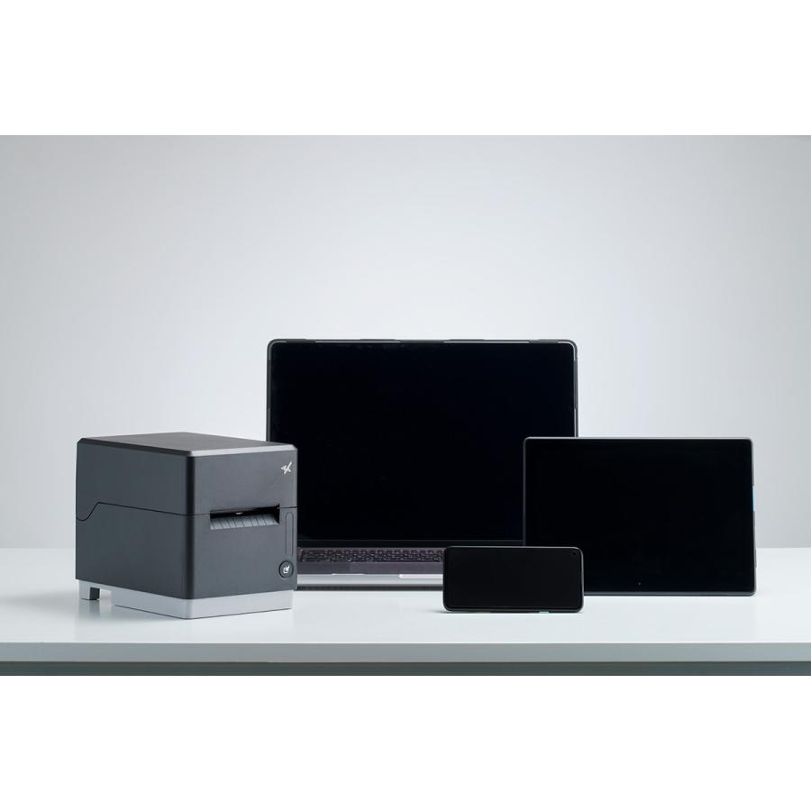 【スター精密正規代理店】 mC-Label3 ラベルプリンター MCL32CBI-BK-JP (USB・LAN・Bluetooth/ブラック)の画像