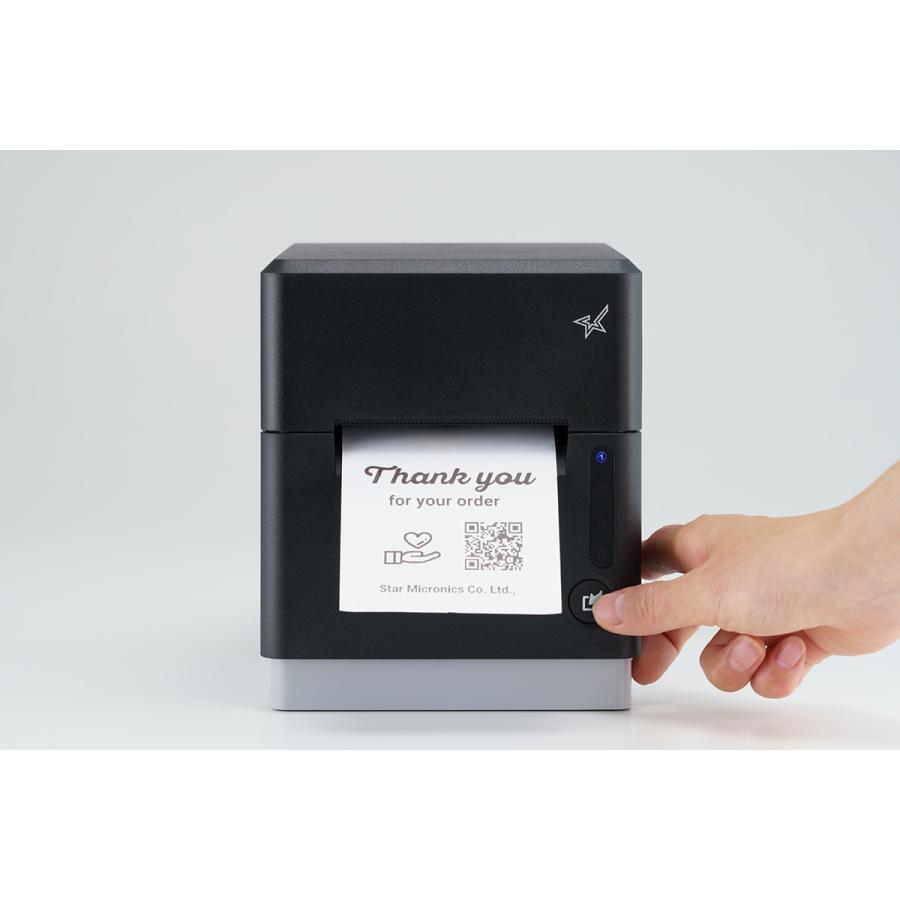 【スター精密正規代理店】 mC-Label3 ラベルプリンター MCL32CBI-BK-JP (USB・LAN・Bluetooth/ブラック)の画像