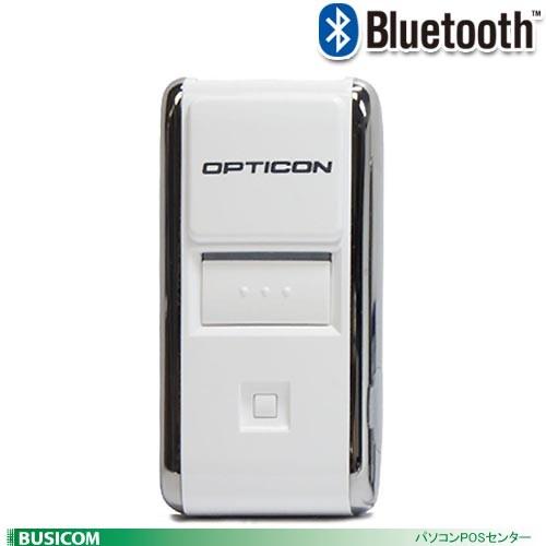 オプトエレクトロニクス - OPN-2002i-WHT iOS相応う（MFi免許）小型バーコードスキャナ・データコレクタ Bluetooth積み上げる （1座標軸・白） バーコードリーダー-スキャナー