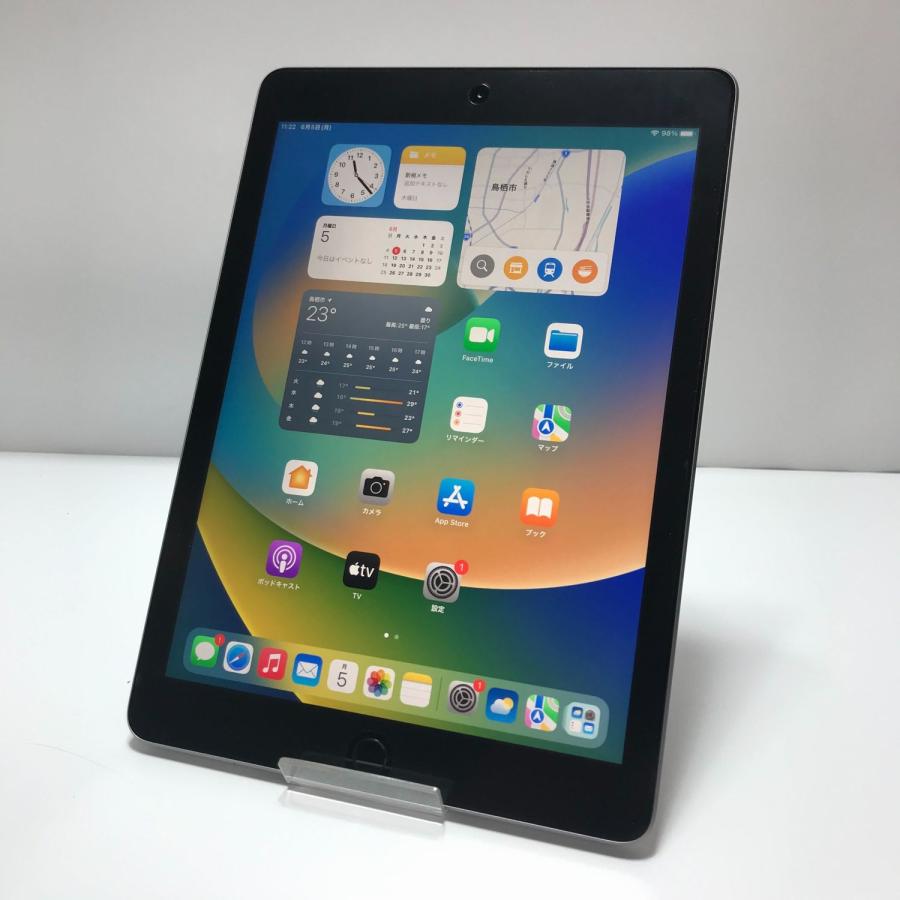 Aランク iPad 第5世代 128GB Wi-Fiモデル Apple スペースグレイ 本体 9.7インチ｜pcshop-pax｜06
