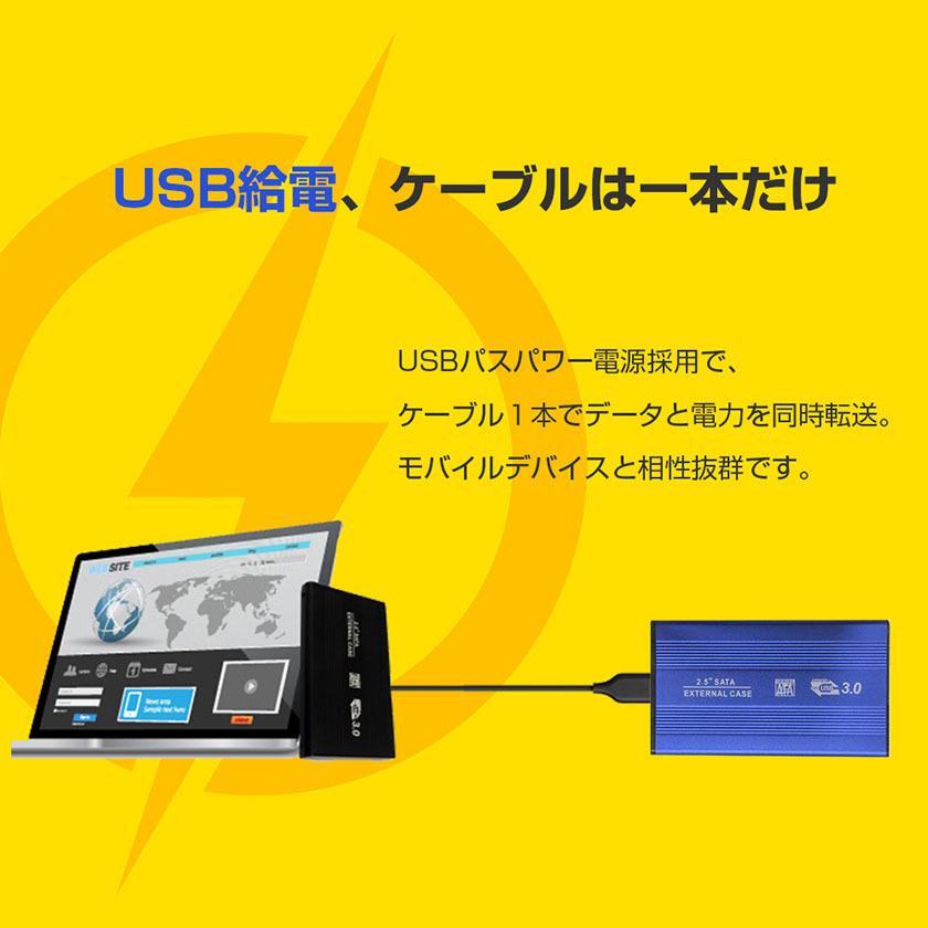 2個セット 外付けHDD ノートパソコン 外付ハードディスク HDD 2.5インチ パソコン専用 SATA Serial ATA USB3.0仕様 500GB メーカー問わず 動作確認済｜pctky｜06