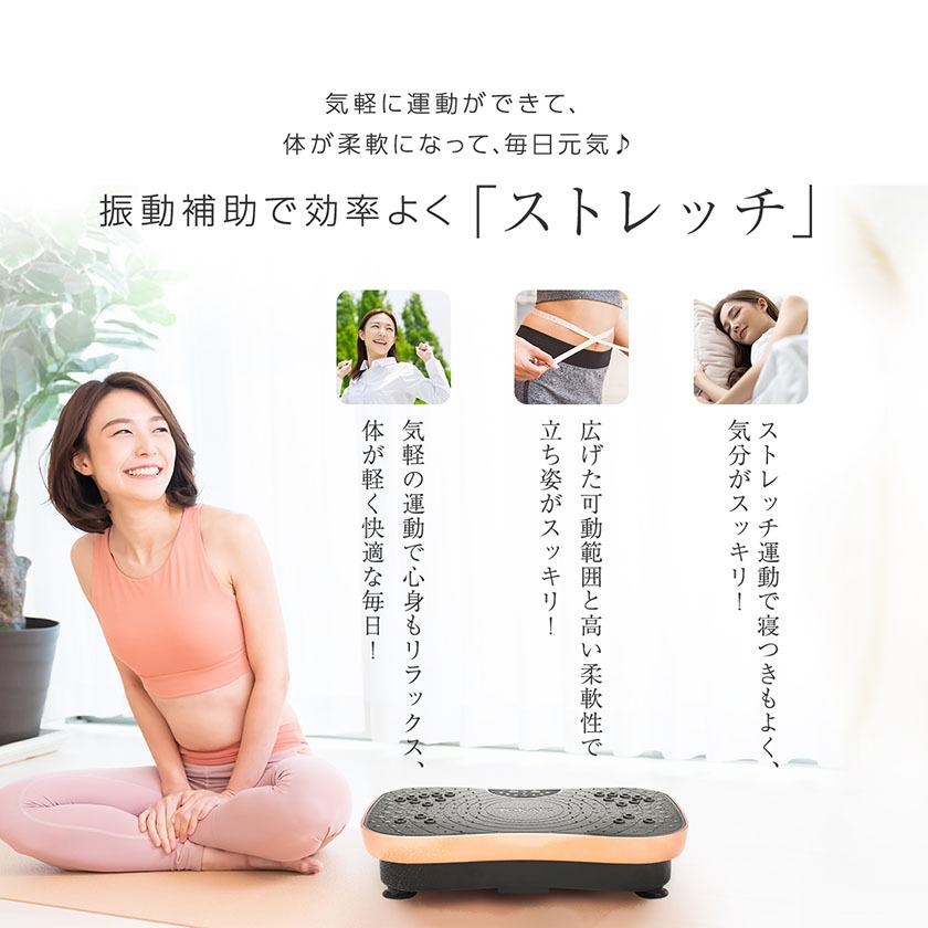 振動マシン 効果 ミニ 静音 3Dマット シェイカー式 コンパクト 運動