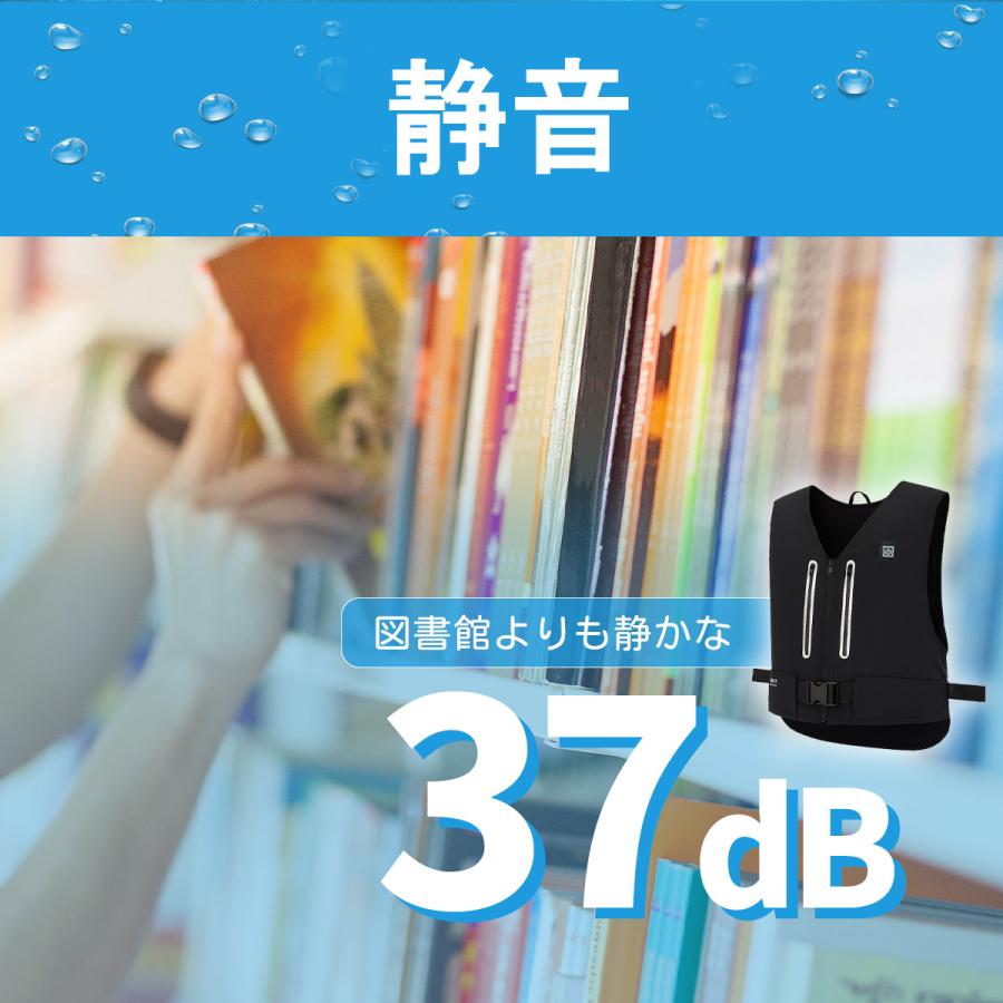 水冷服 水冷ベスト プロ仕様 フリーサイズ ブラック アイスベスト