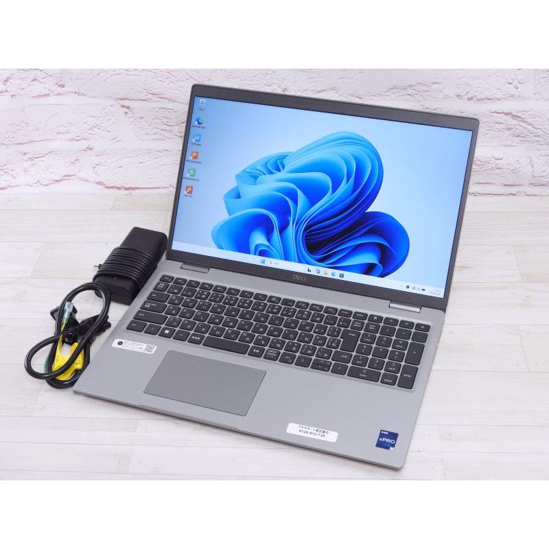 美品 Dell Latitude 5530 i5-12 16GB 512GB 中古 Bランク Dell Latitude5530 第12世代 i5 1245U NVMe512GB メモリ
