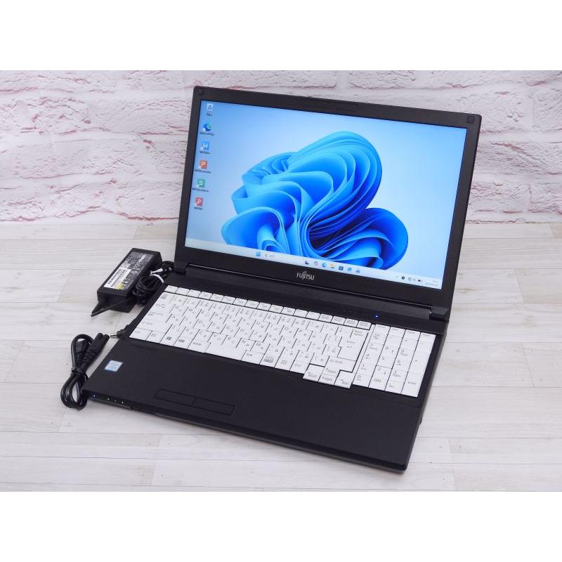 中古 Aランク 富士通 LIFEBOOK A579/C 第8世代 i5 8365U メモリ16GB 新品SSD256GB HD液晶 Win11