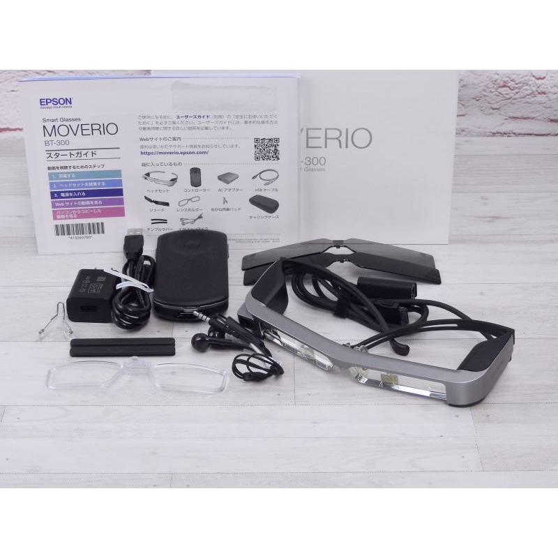 中古 EPSON MOVERIO BT-300 スマートグラス 有機ELパネル : 得々