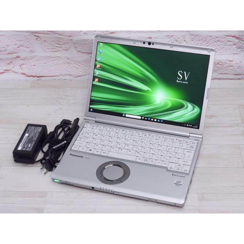 中古パナソニックSV9RDAVS i5-10 8G 高速SSD DVDRW 中古 Bランク Panasonic CF-SV9RDAVS 第10世代 i5 10310U メモリ8GB