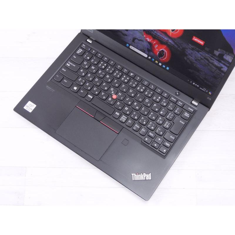 中古 Bランク Lenovo ThinkPad X13 第10世代 i5 10310U NVMe256GB メモリ8GB FHD液晶 Win11｜pctokutoku｜02