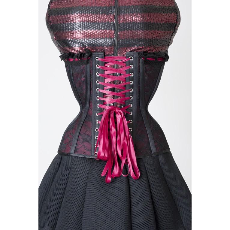 ヴィクトリアンハーフカップ(ワインレッド） 10000021PureOne Corset Works 通販 Yahoo!ショッピング