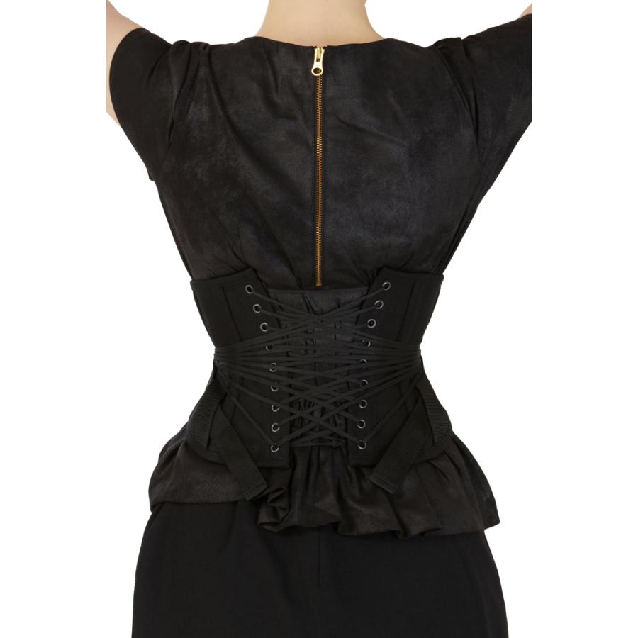 ピュアワン pureone corset works ファンレーシングコルセット ファンレーシング トレーニングコルセット（ブラック）くびれ ベルト