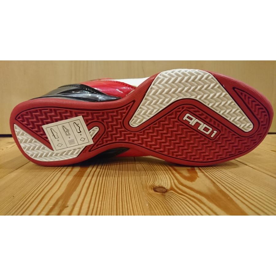 AND1 MASTER 2 MID BOYS ジュニア用バスケットシューズ D1072BWRB　サイズ24.5 | AND1 | 02