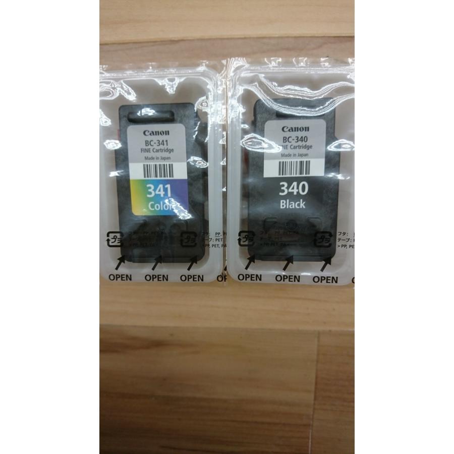 CANONキャノン純正インク PIXUS TS5130/MG4230/MG4130/MG3630/MG3530/MG3230/MG3130/MG2130/MX523/MX513用 BC-341 BC-340 各1個セット 新品アウトレット訳あり品 | キヤノン | 01