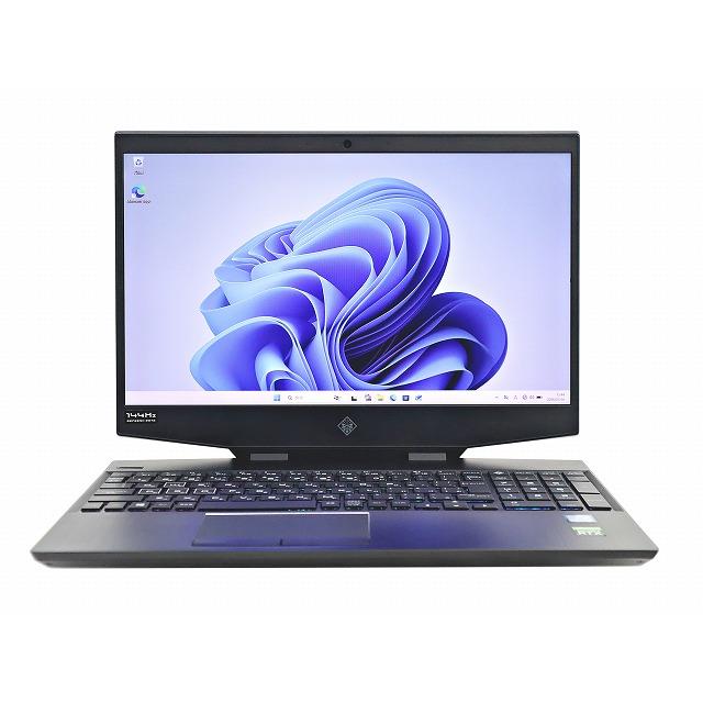 高性能中古ノートhp OMEN 15-dh0010TX 16G SSDWin11 日本HP 【3年保証】 HP OMEN BY HP LAPTOP 15-DH0010TX RTX 2060