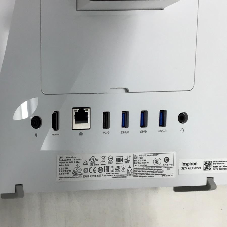 中古品】DELL Inspiron3277一体型 8GB 無線マウス付き