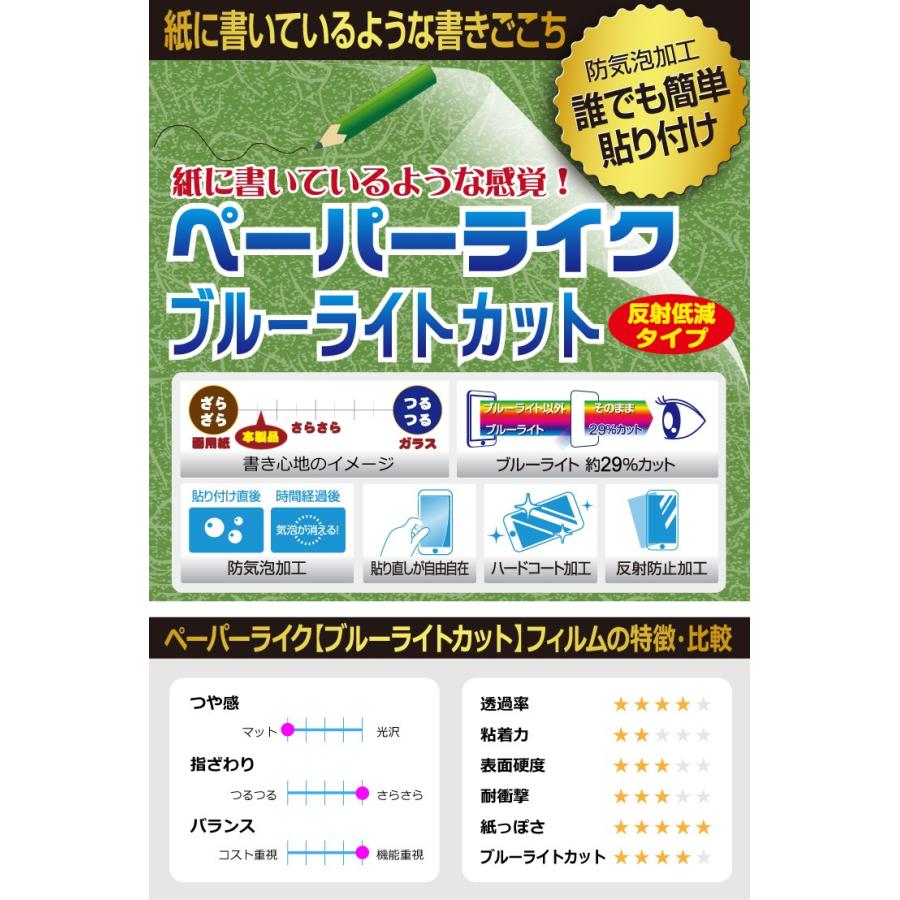 スマイルゼミ スマイルタブレット3 3r 特殊処理で紙のような描き心地を実現 保護フィルム ペーパーライク ブルーライトカット 1pda ｐｄａ工房 通販 Yahoo ショッピング