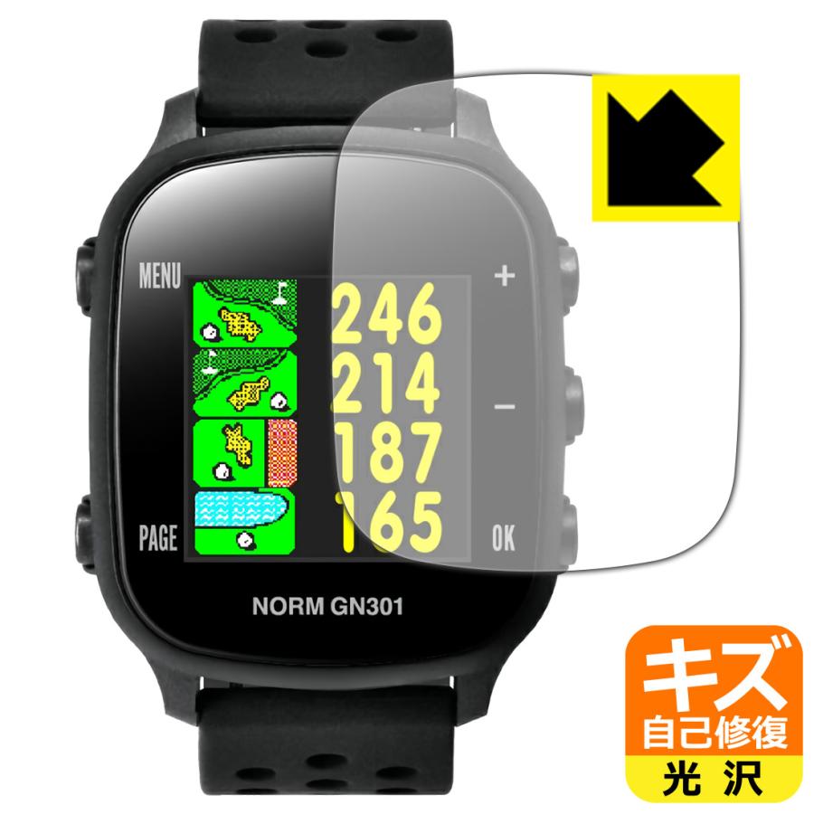 PDA工房 THE GOLF WATCH NORM GN301 対応 キズ自己修復 保護 フィルム