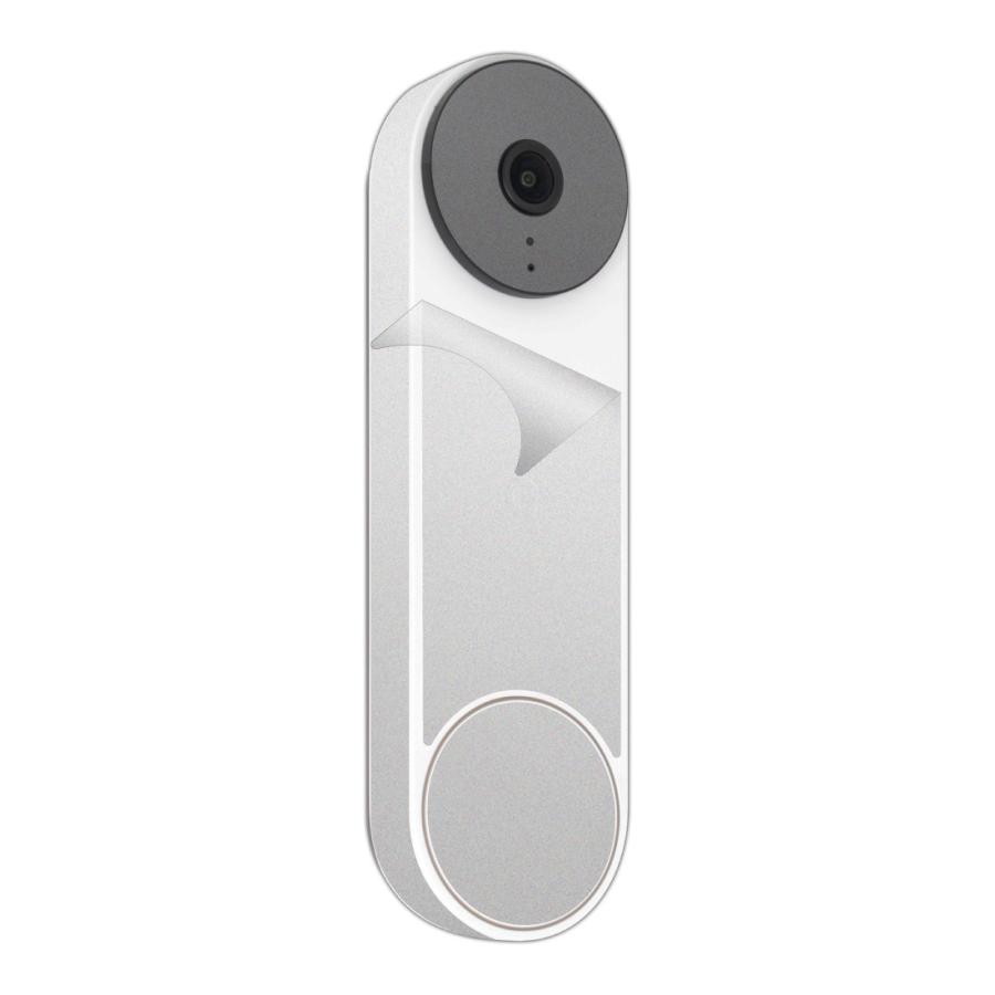 スキンシール Google Nest Doorbell (Battery Type) 【透明