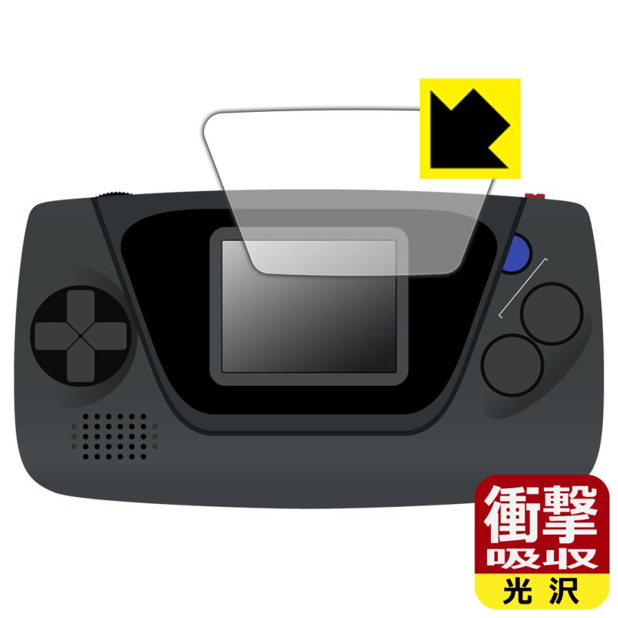 ゲームギア ミクロ 用 特殊素材で衝撃を吸収 保護フィルム 衝撃吸収 光沢 1pda Pda工房r 通販 Yahoo ショッピング