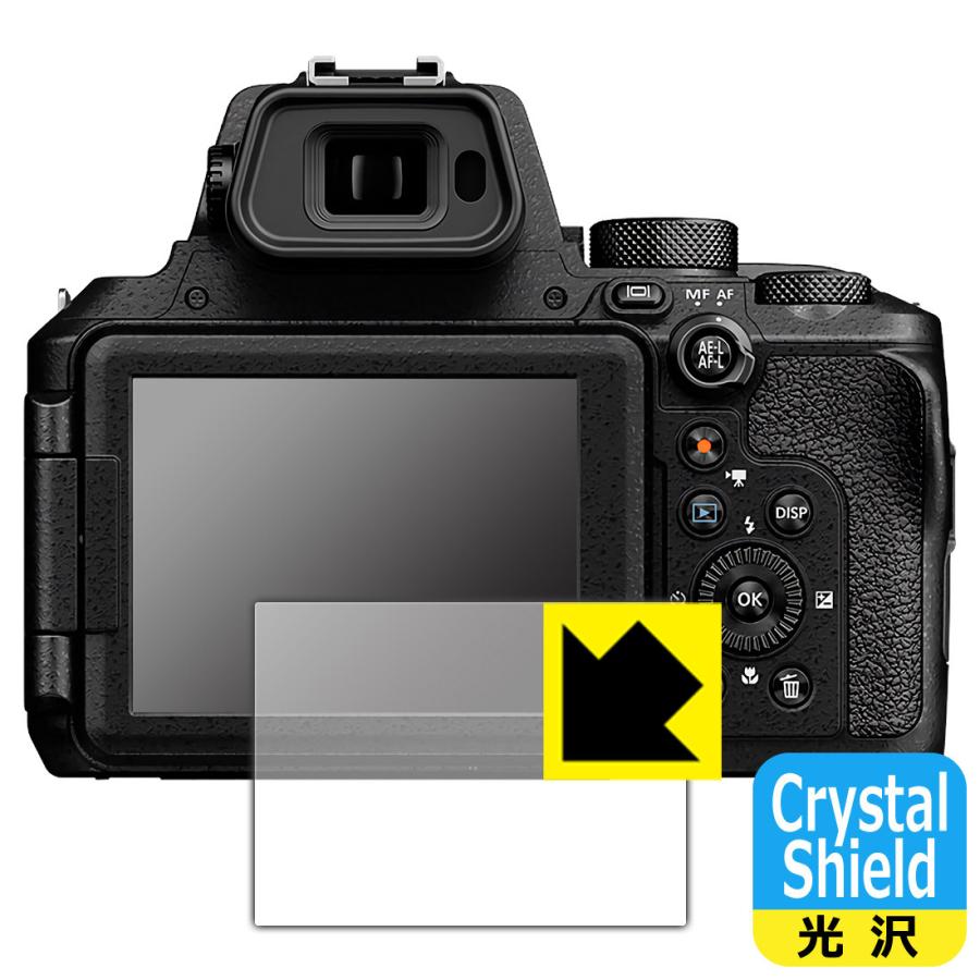 Nikon COOLPIX P950/P1000 防気泡・フッ素防汚コート!光沢保護フィルム Crystal Shield 3枚セット｜pdar