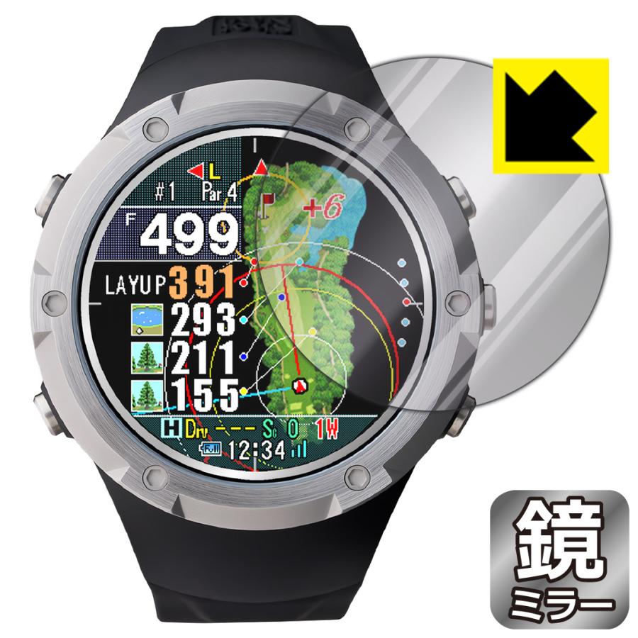 Shot Navi Evolve α ※保護フィルム貼付済み PDA工房 Shot Navi Evolve α 対応 Mirror Shield 保護 フィルム ミラー