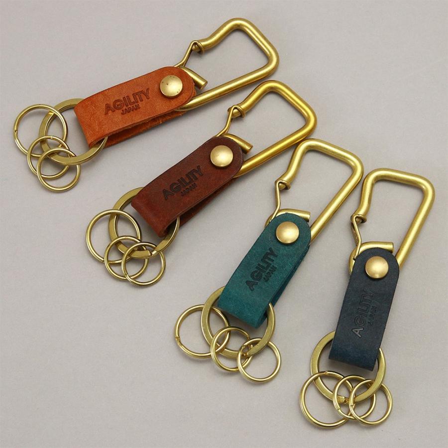 ネコポス カラビナ レザー 革 キーホルダー ベルトループ 小物 キーリング 牛革 Agility Affa アジリティアッファ ブローシュ M便 9 10 0175 Pb パドドゥ 通販 Yahoo ショッピング