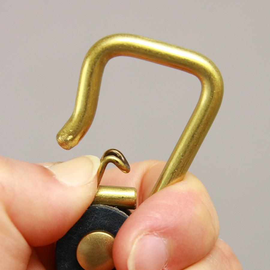 【ネコポス】カラビナ レザー 革 キーホルダー ベルトループ 小物 キーリング 牛革 AGILITY affa アジリティアッファ ブローシュ[M便 9/10] | AGILITY | 11