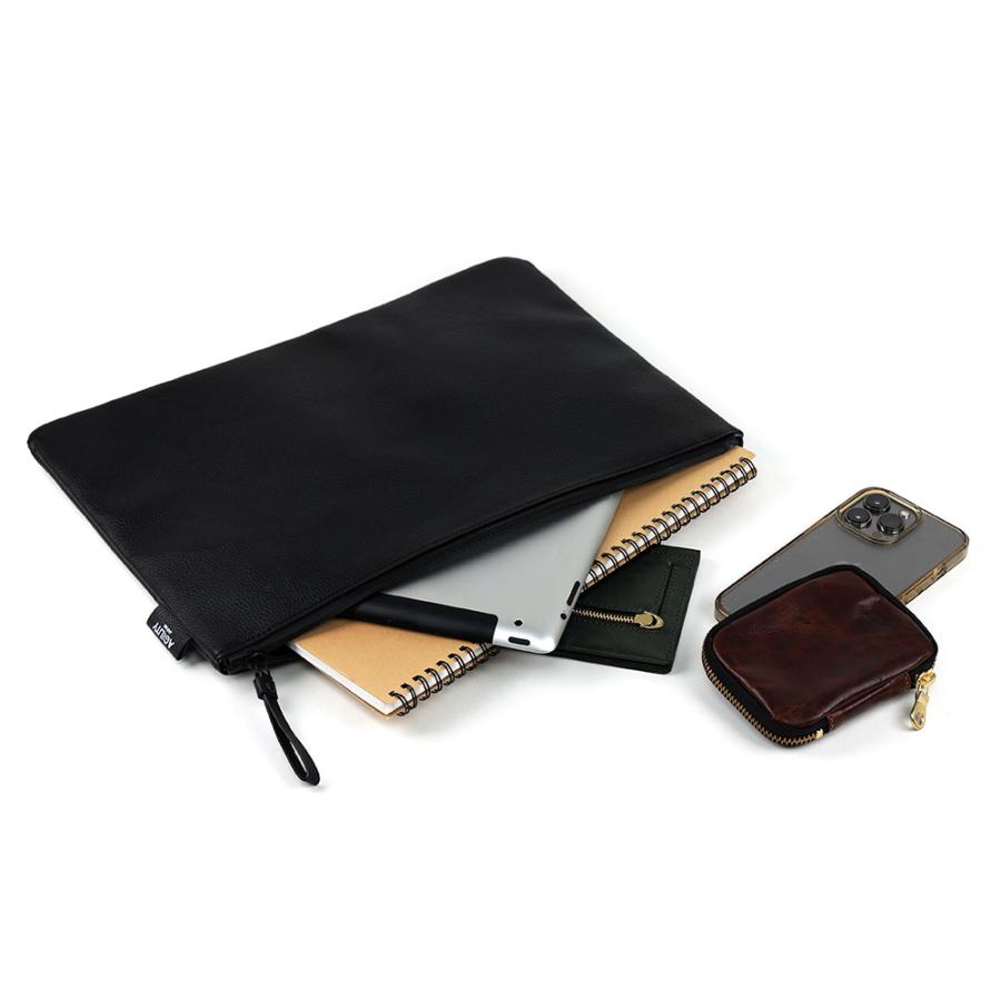 AGILITY（アジリティ） クラッチバッグ メンズ 本革 大きめ ショルダー