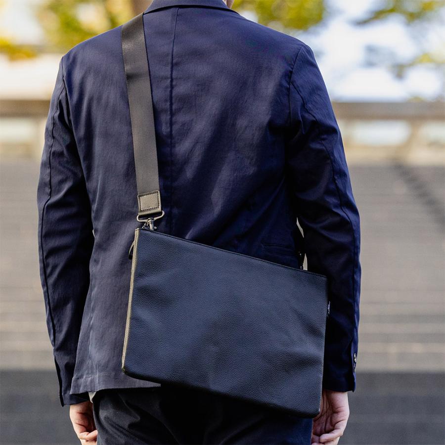 AGILITY（アジリティ） クラッチバッグ メンズ 本革 大きめ ショルダー