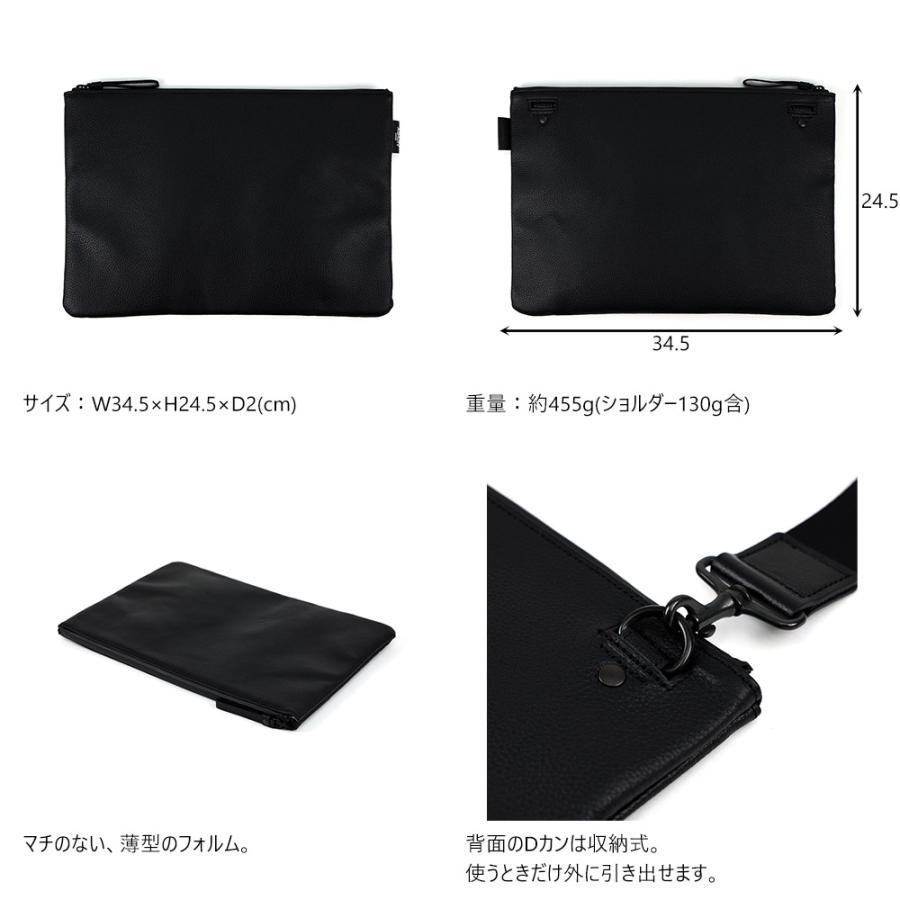 AGILITY（アジリティ） クラッチバッグ メンズ 本革 大きめ ショルダー