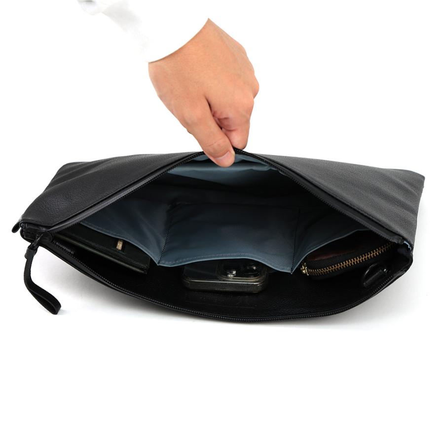 AGILITY（アジリティ） クラッチバッグ メンズ 本革 大きめ ショルダー