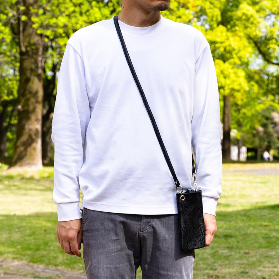 スマホショルダー スマホポーチ バッグ 本革 レザー かわいい ベロ付き 小さい   AGILITY affa アジリティ アッファ ペタル | AGILITY | 20
