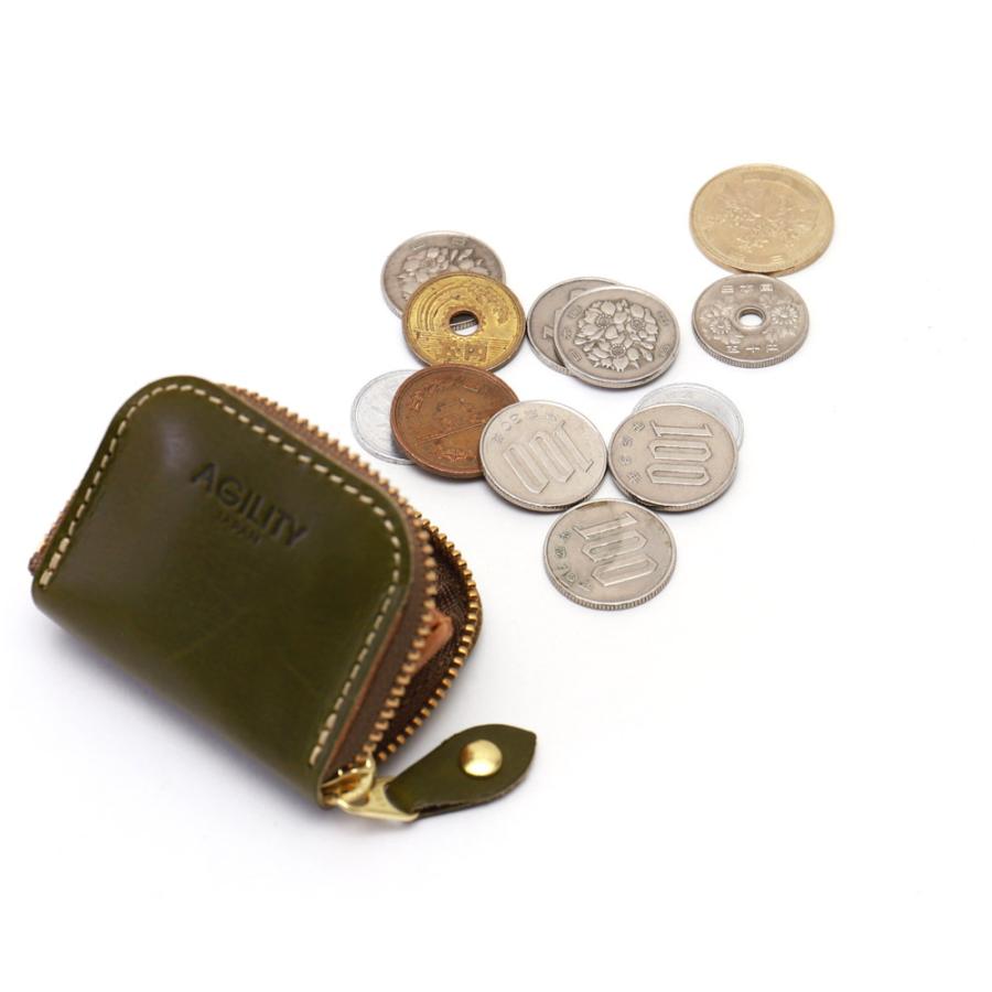 小物 adrysan AGILITY 【ネコポス】小銭入れ コインケース 20枚 ラウンド