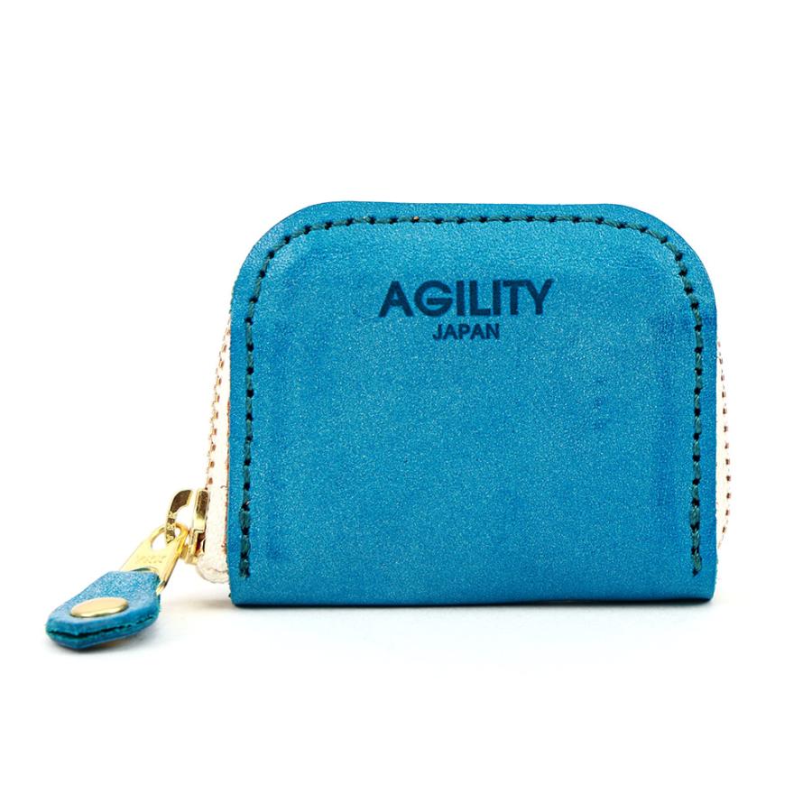！Apple！同封 コインケース 小銭入れ 青 ブルー レディース AGILITY（アジリティ） 【ネコポス】小銭入れ コインケース 20枚