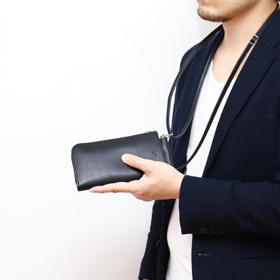 スマホショルダー スマホ 財布 ポシェット メンズ レディース スマホショルダーバッグ 長財布 L字 本革 AGILITY affa アジリティアッファ SAYAポシェット_24