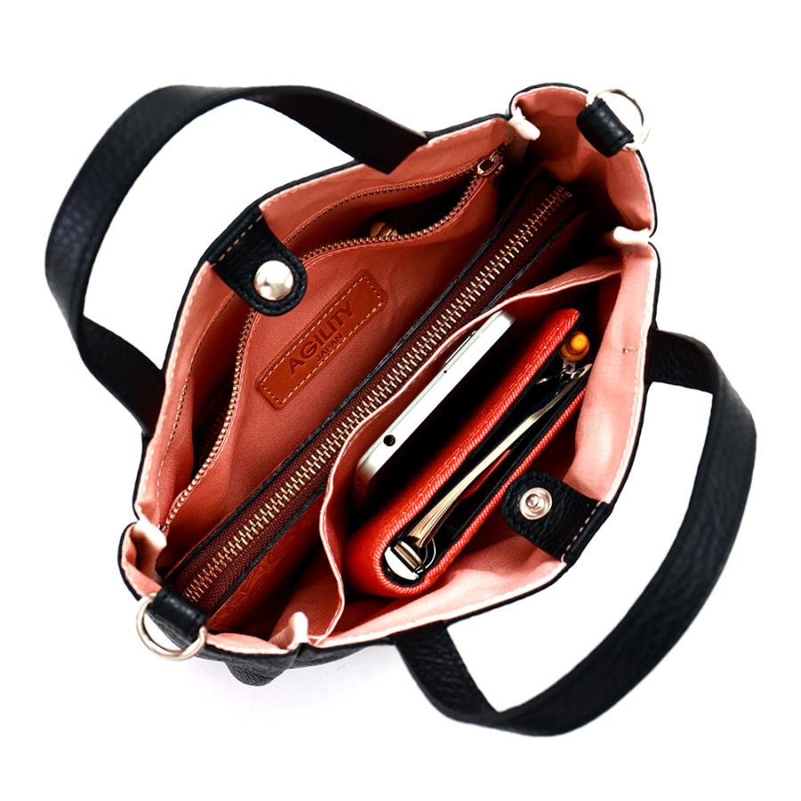 ショルダーバッグ A5 シンプル 斜め掛け 手持ち 2way 本革 小さい レディース AGILITY affa アジリティアッファ バネット | AGILITY | 11