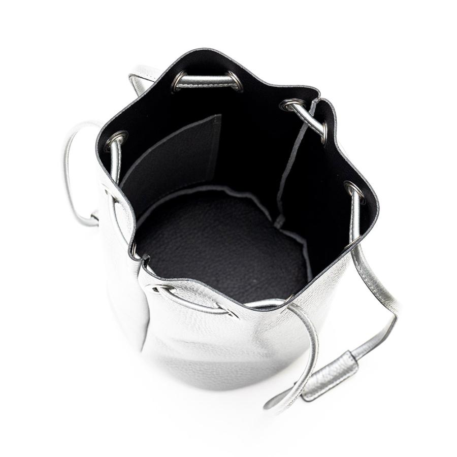 FURLA✨ ブロックドローストリング 2way 巾着ショルダー シボ革 自立