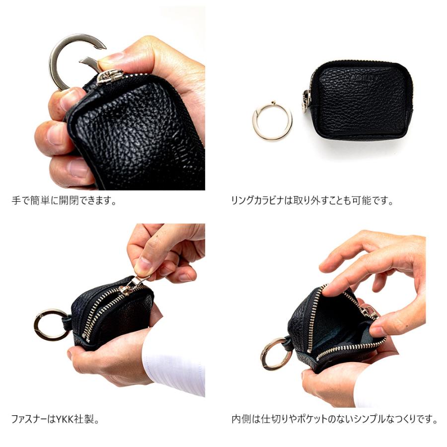 イヤホンポーチ イヤホンケース ワイヤレスイヤホン 本革 レザー イヤフォン ミニポーチ AGILITY affa アジリティ アッファ カセット