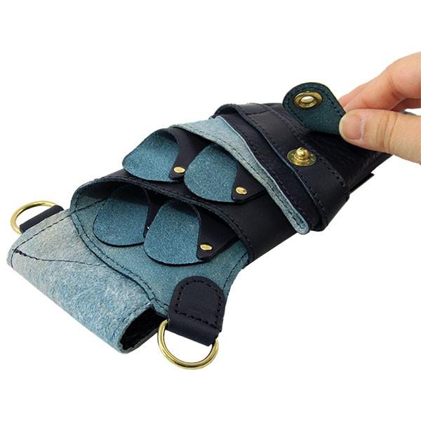 シザーケース プロ仕様 4丁挿し 美容師 スタイリスト 本革 牛革 レザー AGILITY Pro アジリティ プロ SAYA | AGILITY | 14