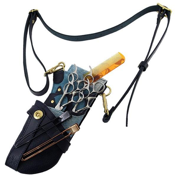 シザーケース プロ仕様 4丁挿し 美容師 スタイリスト 本革 牛革 レザー AGILITY Pro アジリティ プロ SAYA | AGILITY | 18